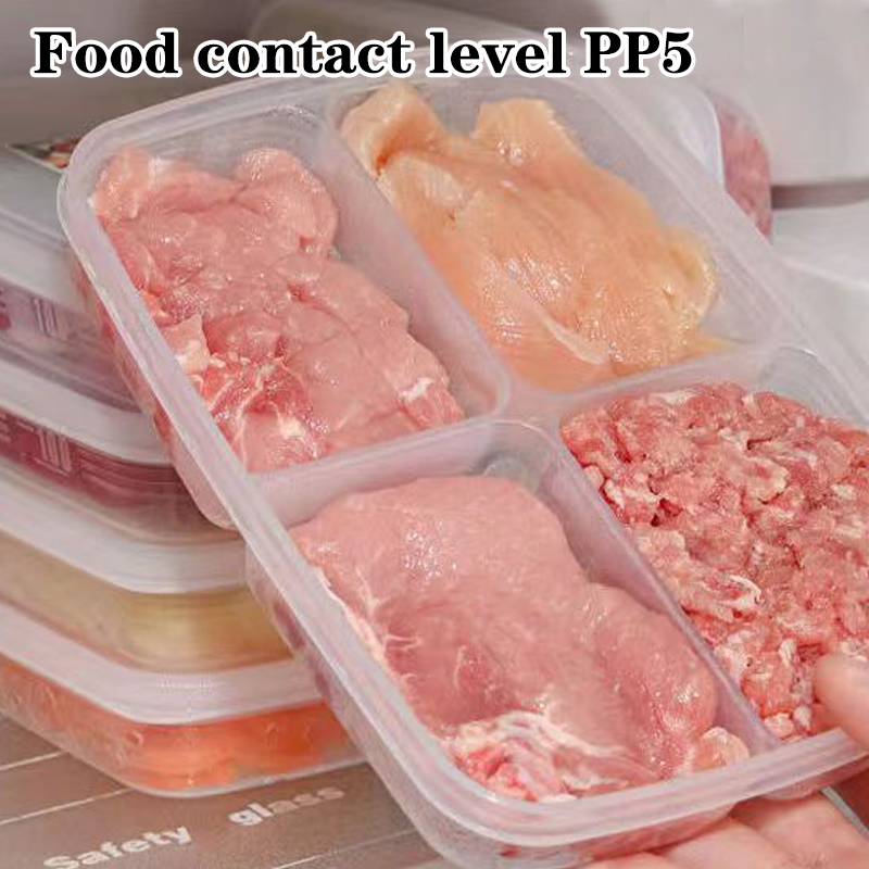 New【4 Grids Plastic Storage Bo - огляд і ціна Food Storage Plastic Boxes
