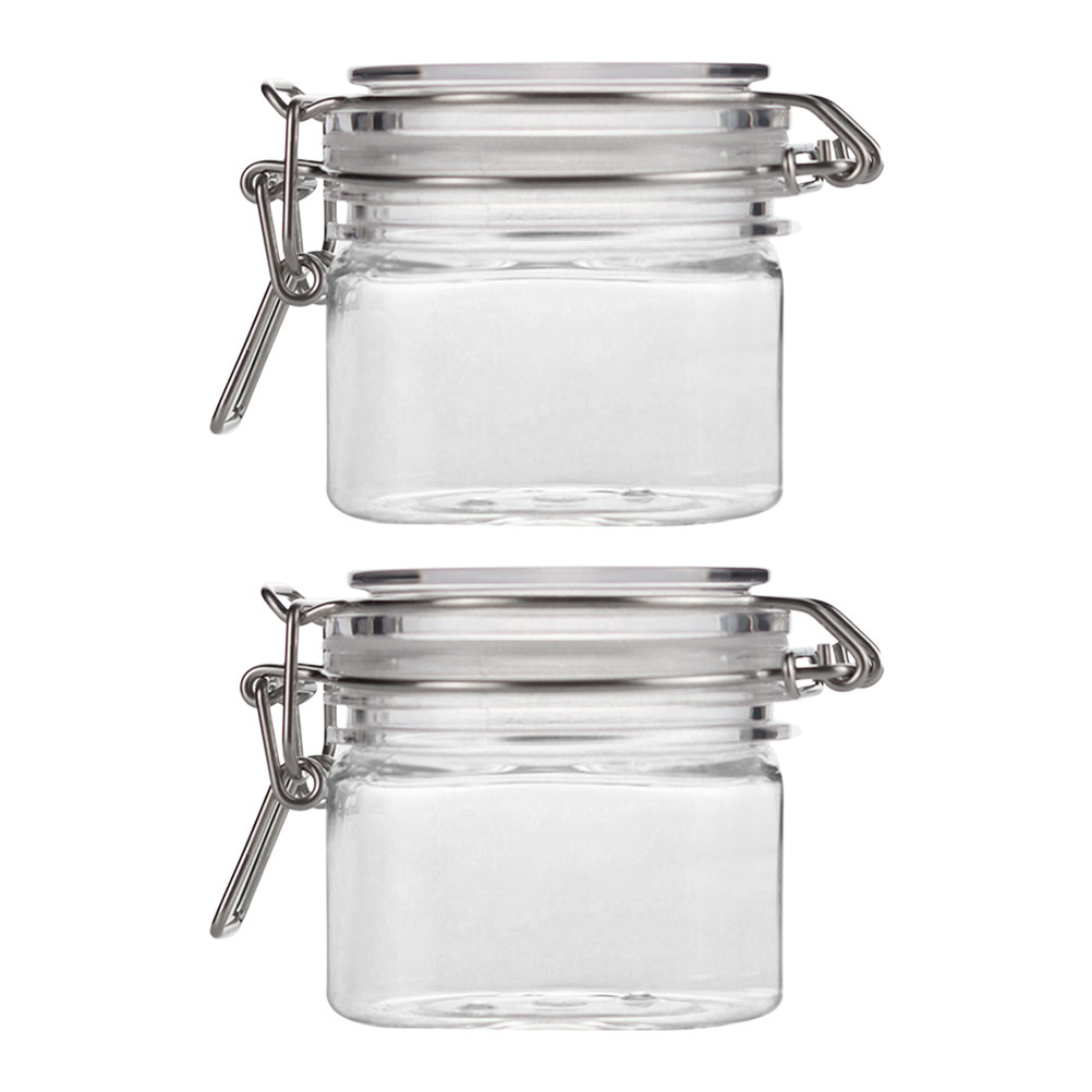 2Pcs Sealed Storage Jars Trans - огляд і ціна Food Storage Jars Plastic
