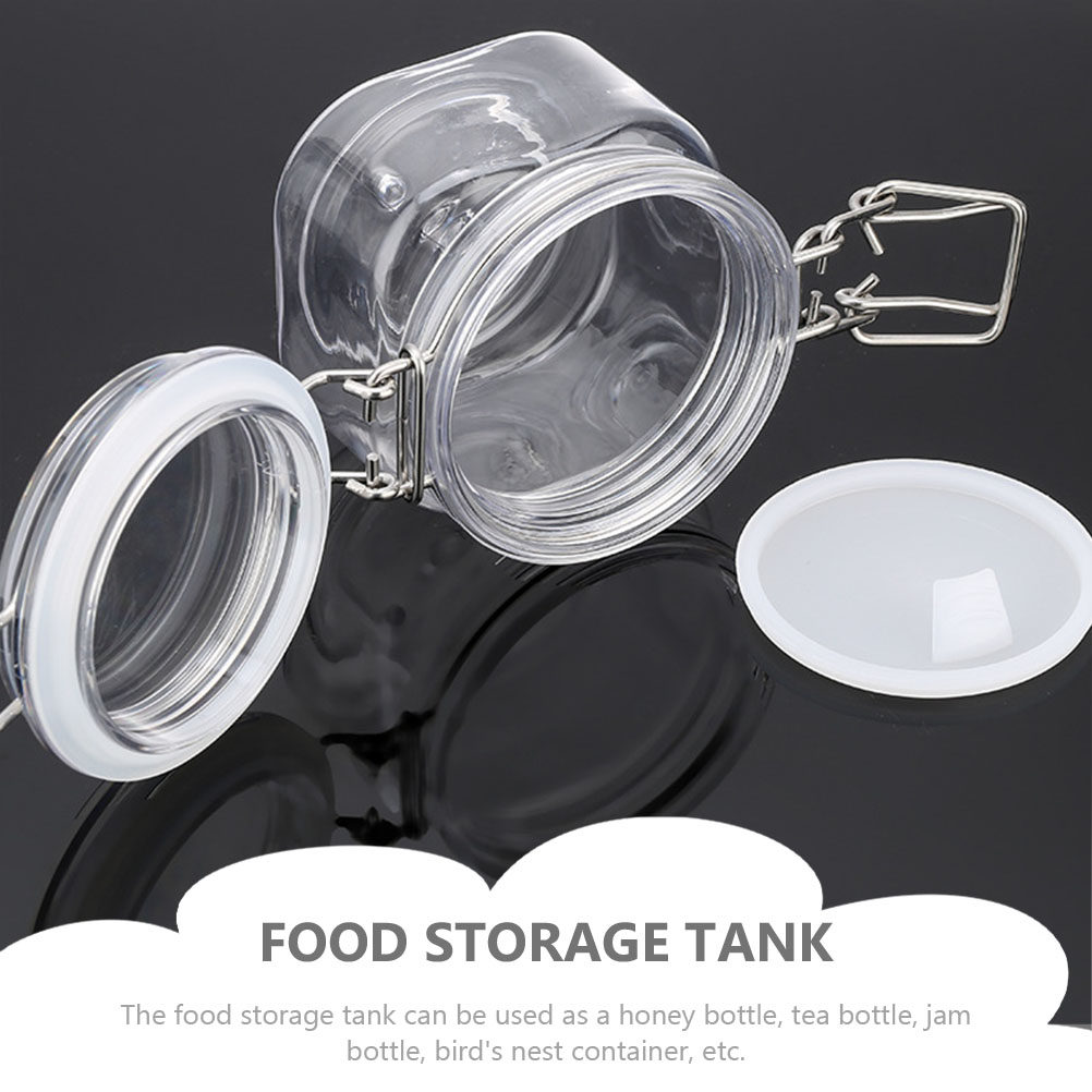2Pcs Sealed Storage Jars Trans - огляд і ціна Food Storage Jars Plastic