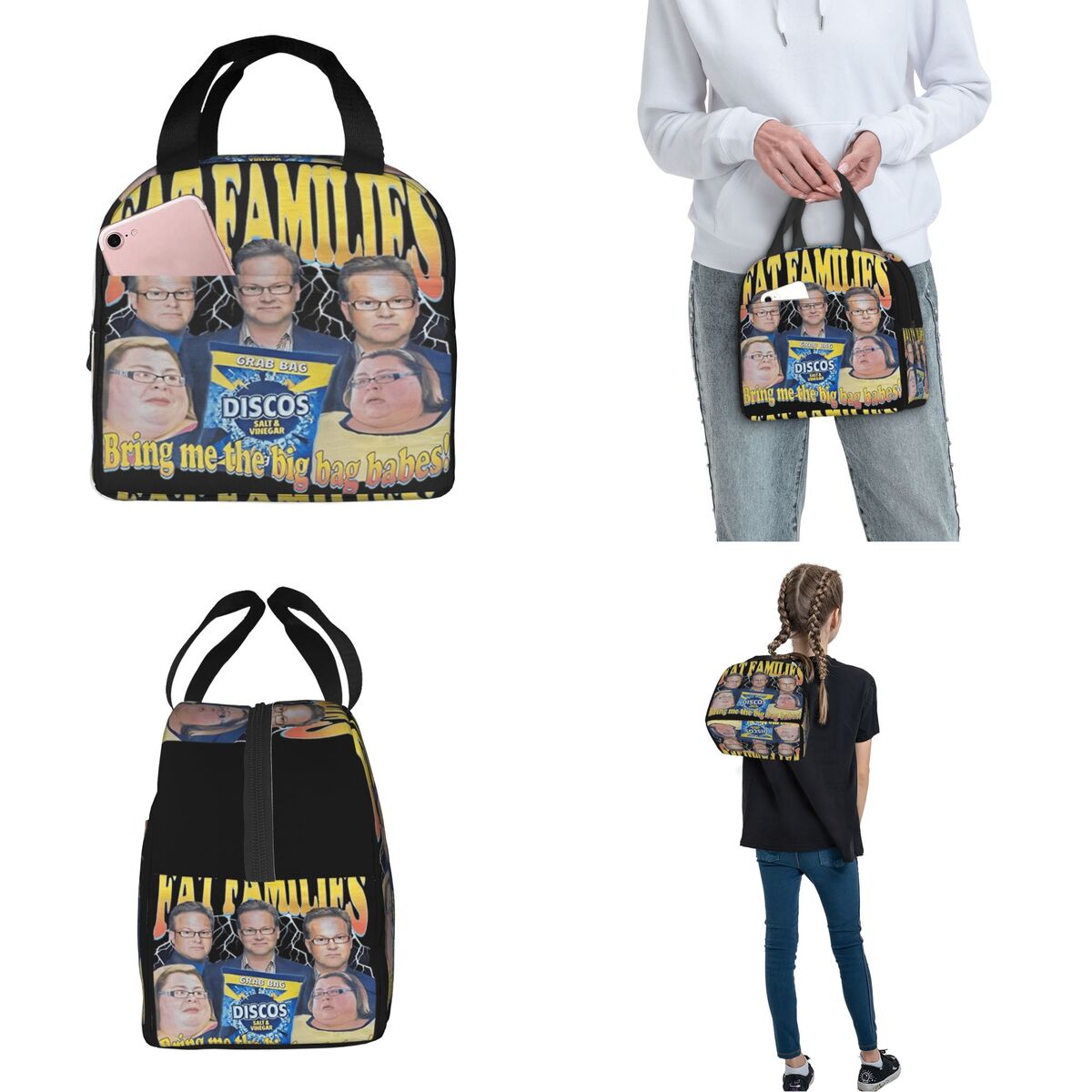 Insulated Lunch Box Fat Famili - огляд і ціна Food Storage Uk