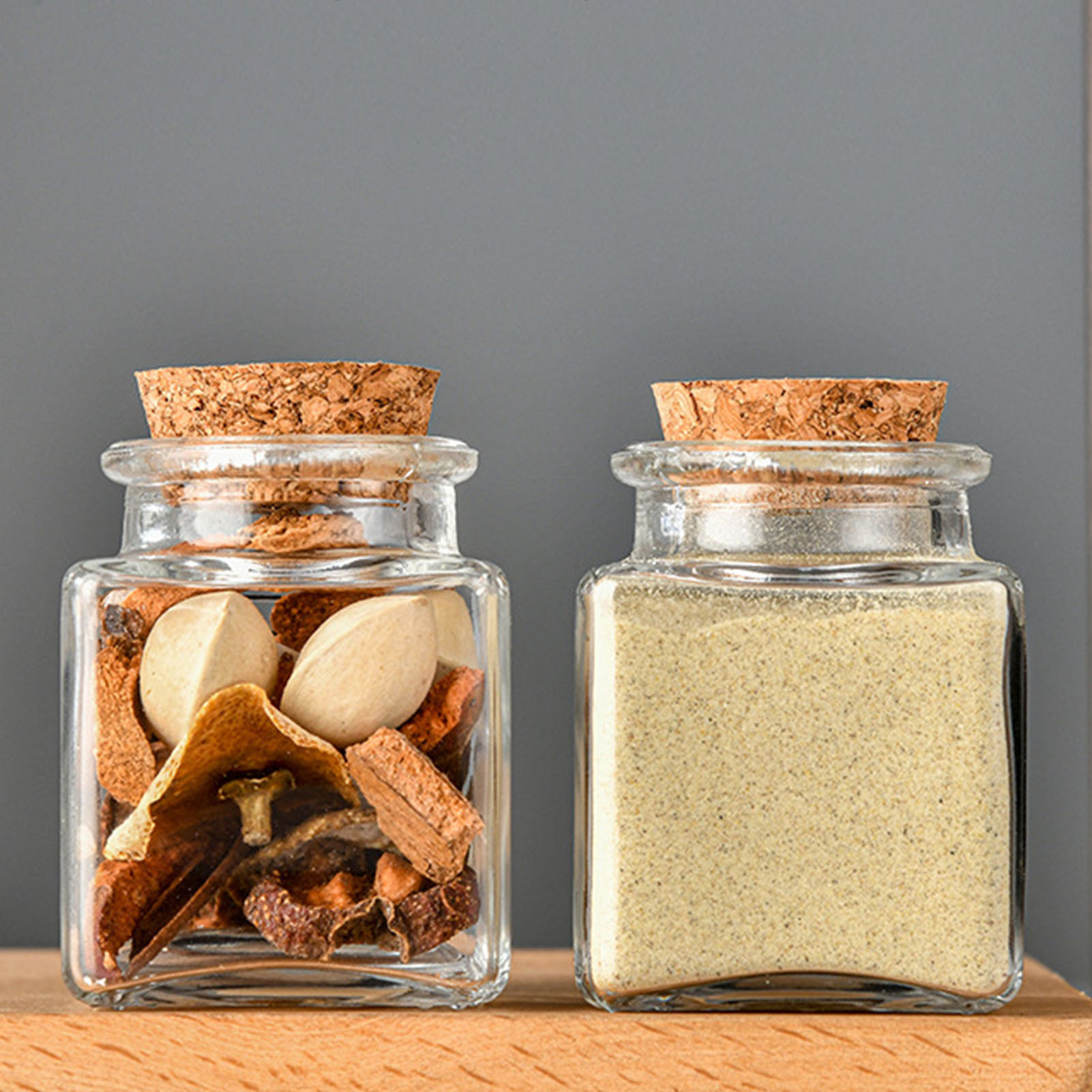 1/5/10Pcs Glass Storage Jars K - огляд і ціна Food Storage Jar Glass