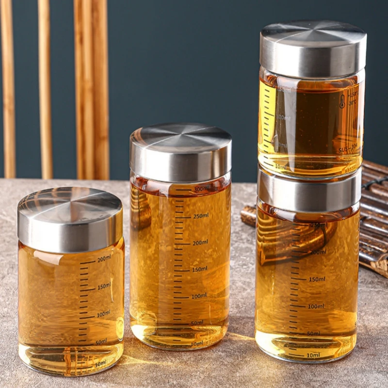 2Pcs 100-500ml Glass Storage C - огляд і ціна Food Storage Set Glass