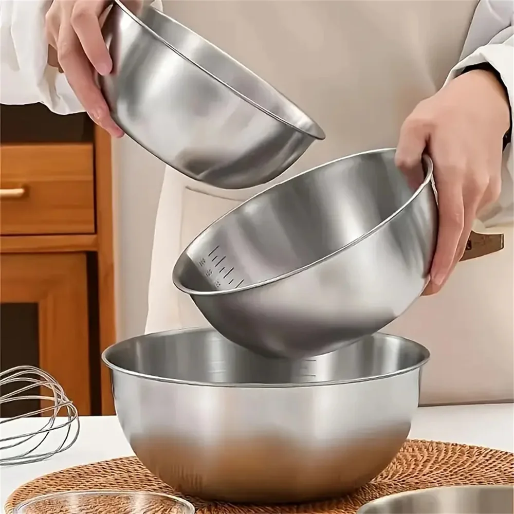 1-3 Stainless Steel Bowl Set w - огляд і ціна Food Storage And Preservation