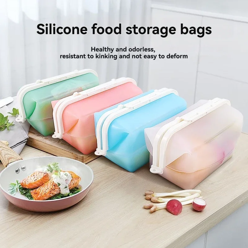 Silicone Travel Premium Reusab - огляд і ціна Food Storage Bags Reusable