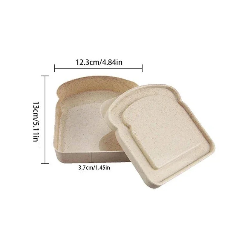 1/4pcs Reusable Bento Sandwich - огляд і ціна Food Storage With Colander