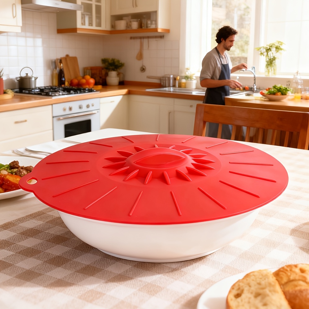 5-Piece Silicone Lids, Heat-Re - огляд і ціна Food Storage With Colander