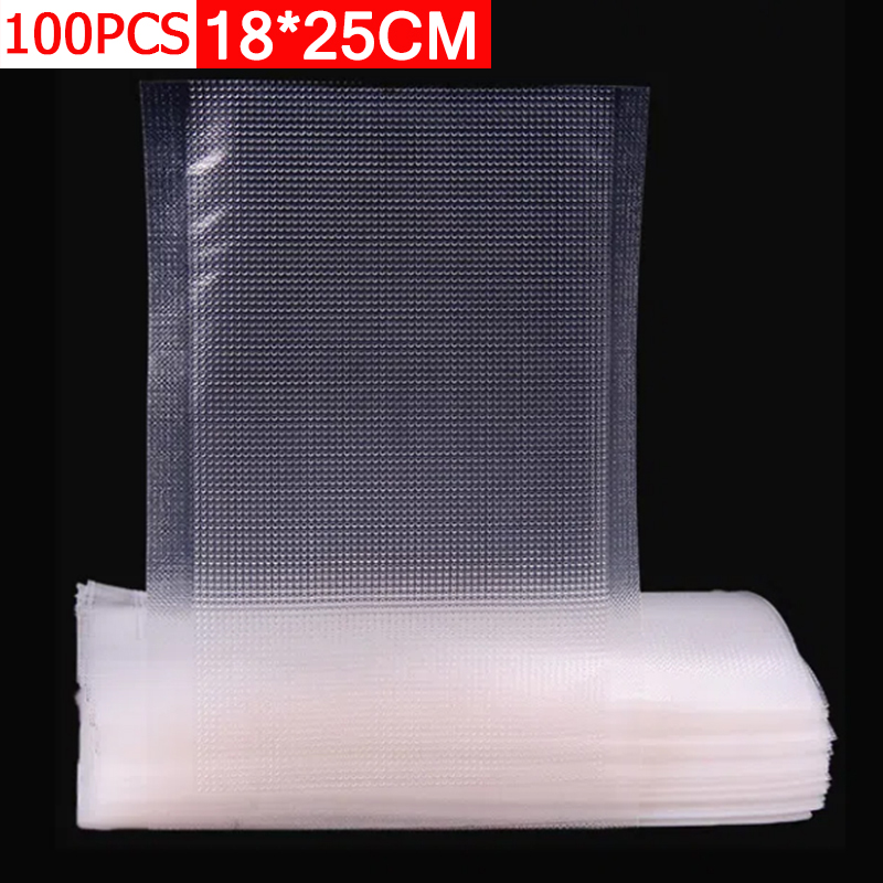 100PCS Vacuum Bag 18x25cm Vacu - огляд і ціна Vacuum Sealer Bag