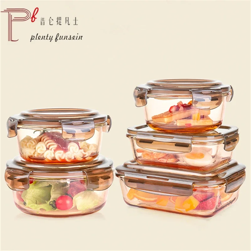 Glass Fresh-Keeping Box, Micro - огляд і ціна Food Storage Set Glass