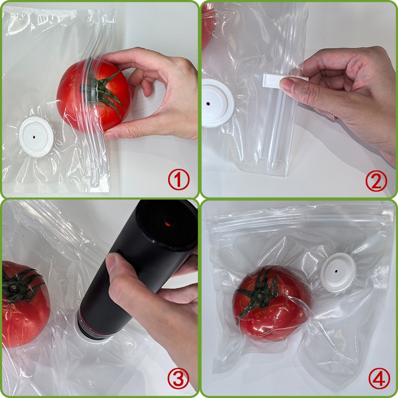 New Reusable Air Vacuum Storag - огляд і ціна Food Storage Bags Reusable