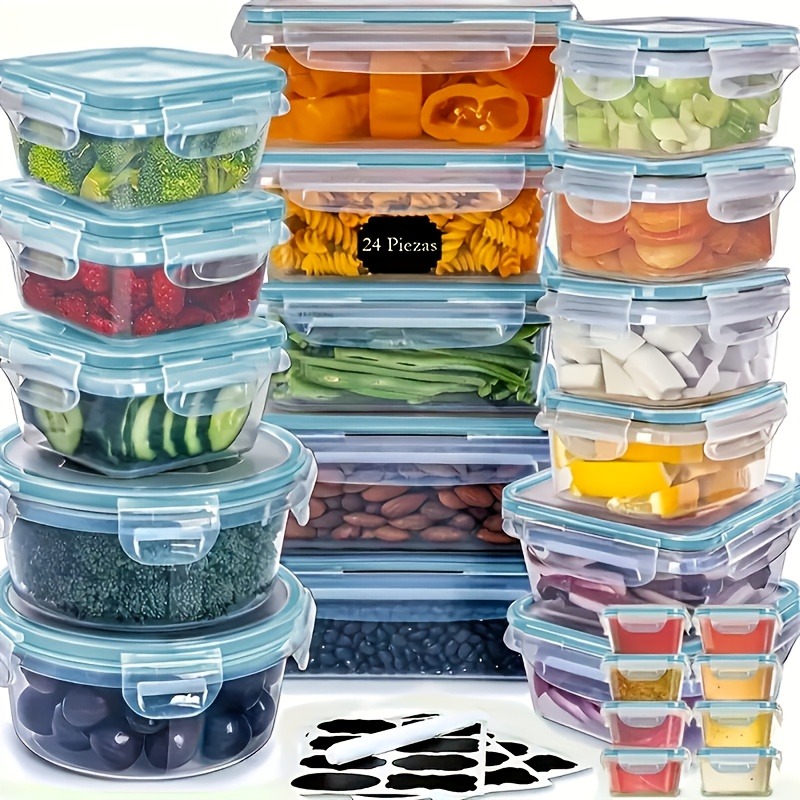 48PCS BPA-Free Food Storage Se - огляд і ціна Food Storage And Preservation