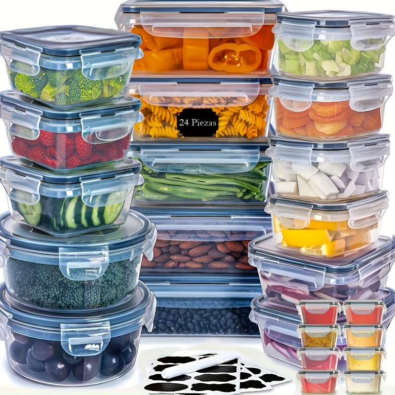 48PCS BPA-Free Food Storage Se - огляд і ціна Food Storage And Preservation