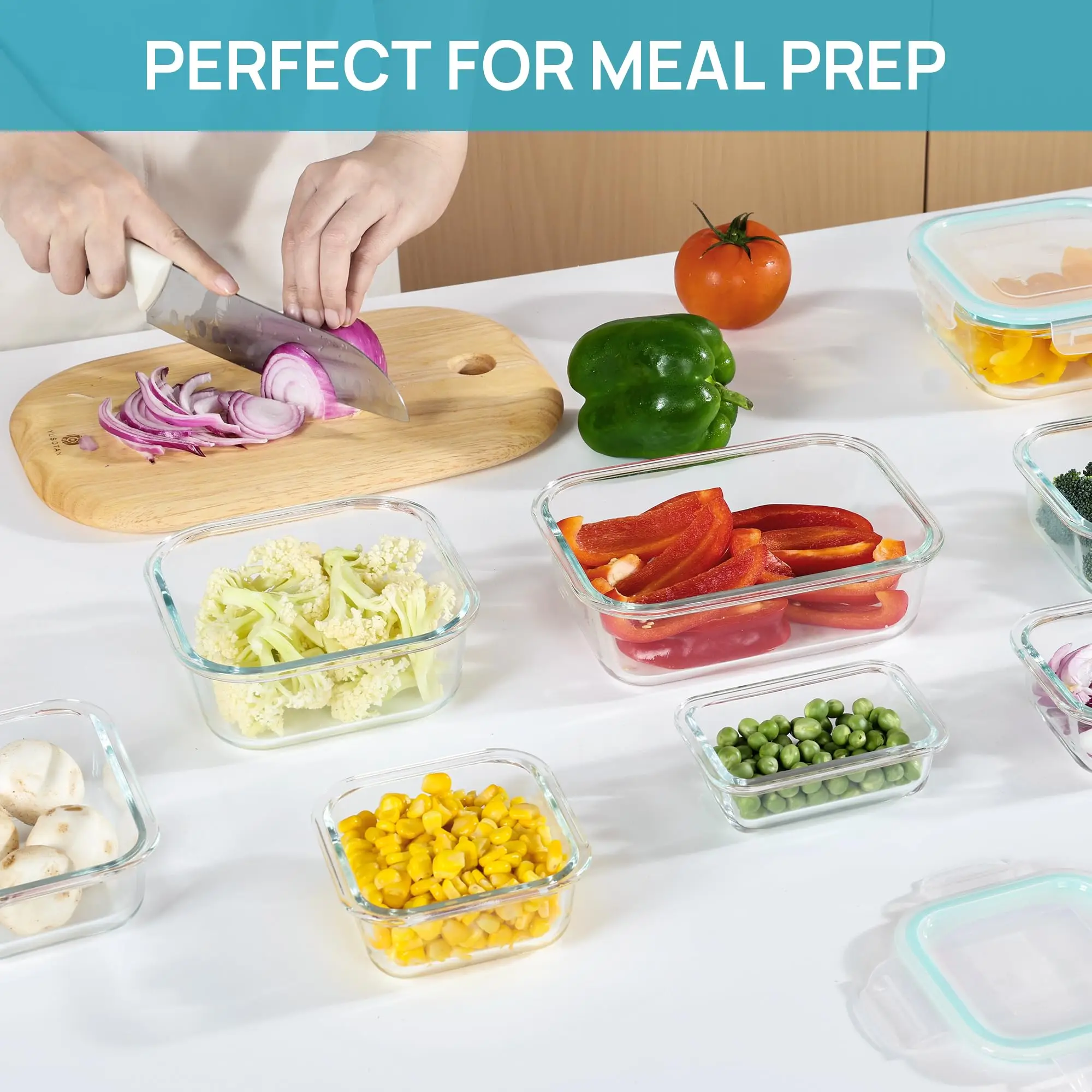 Glass Lunch Box Food Storage C - огляд і ціна Food Storage Prep Containers