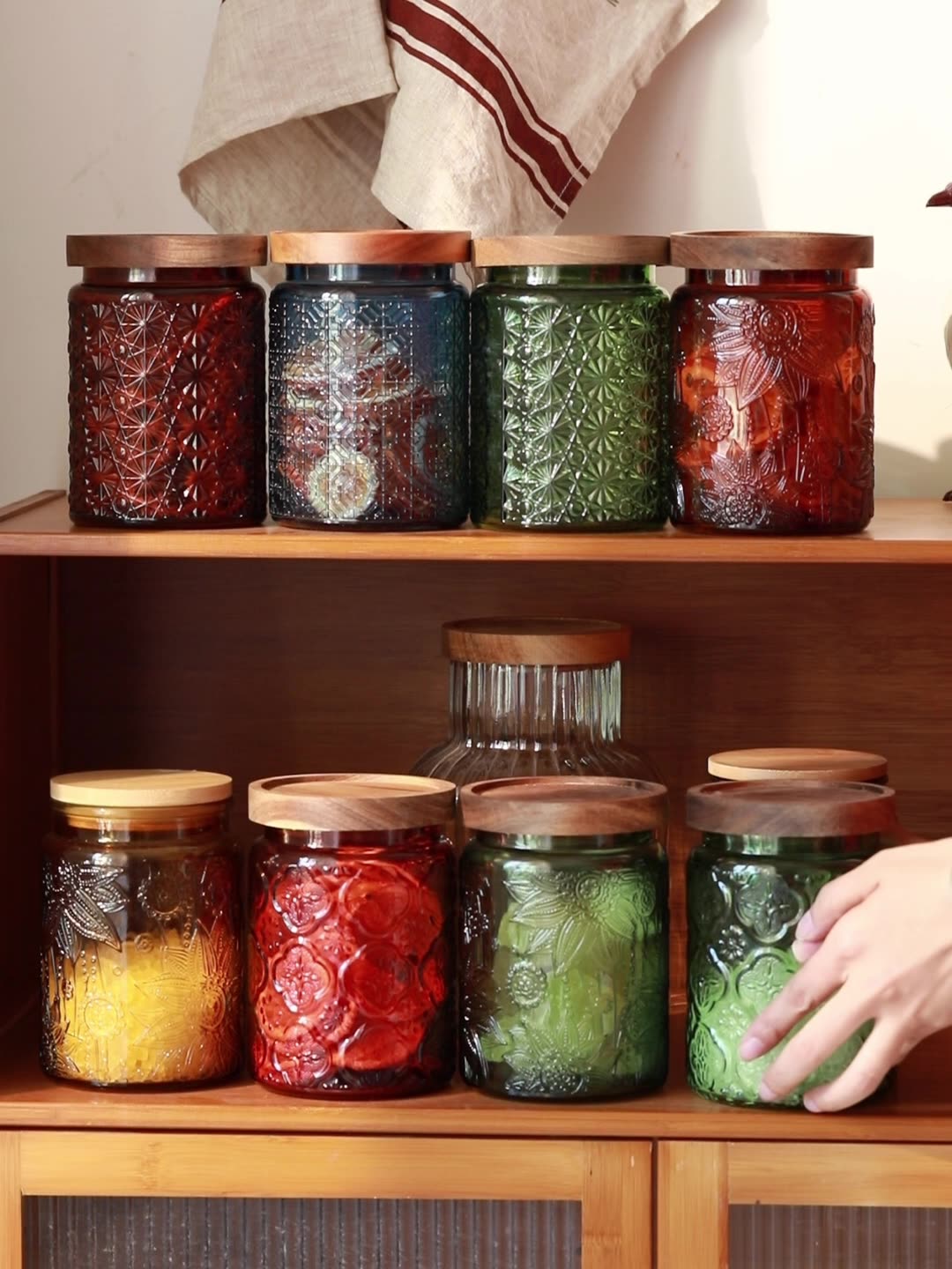 Vintage Glass Kitchen Storage  - огляд і ціна Food Storage Jar Glass