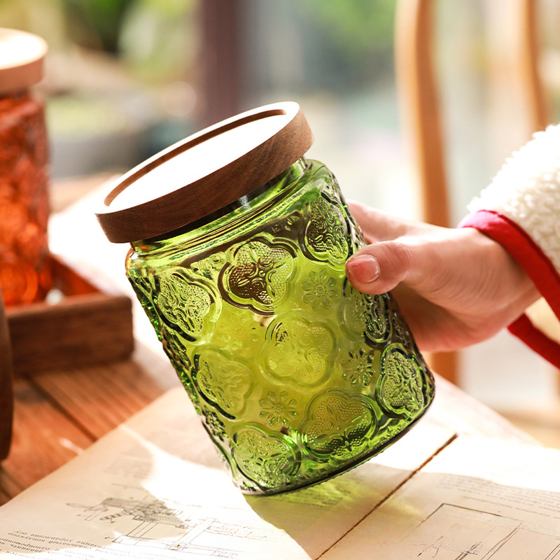 Vintage Glass Kitchen Storage  - огляд і ціна Food Storage Jar Glass
