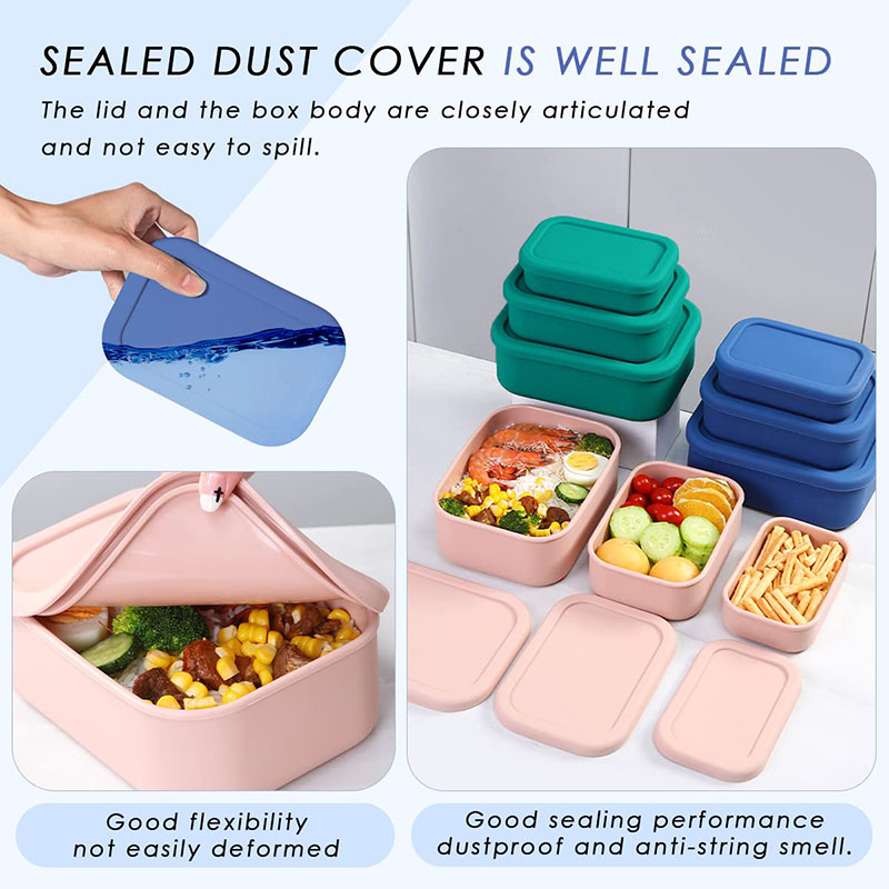Leak-Resistant Bento Lunch Box - огляд і ціна Food Storage Prep Containers