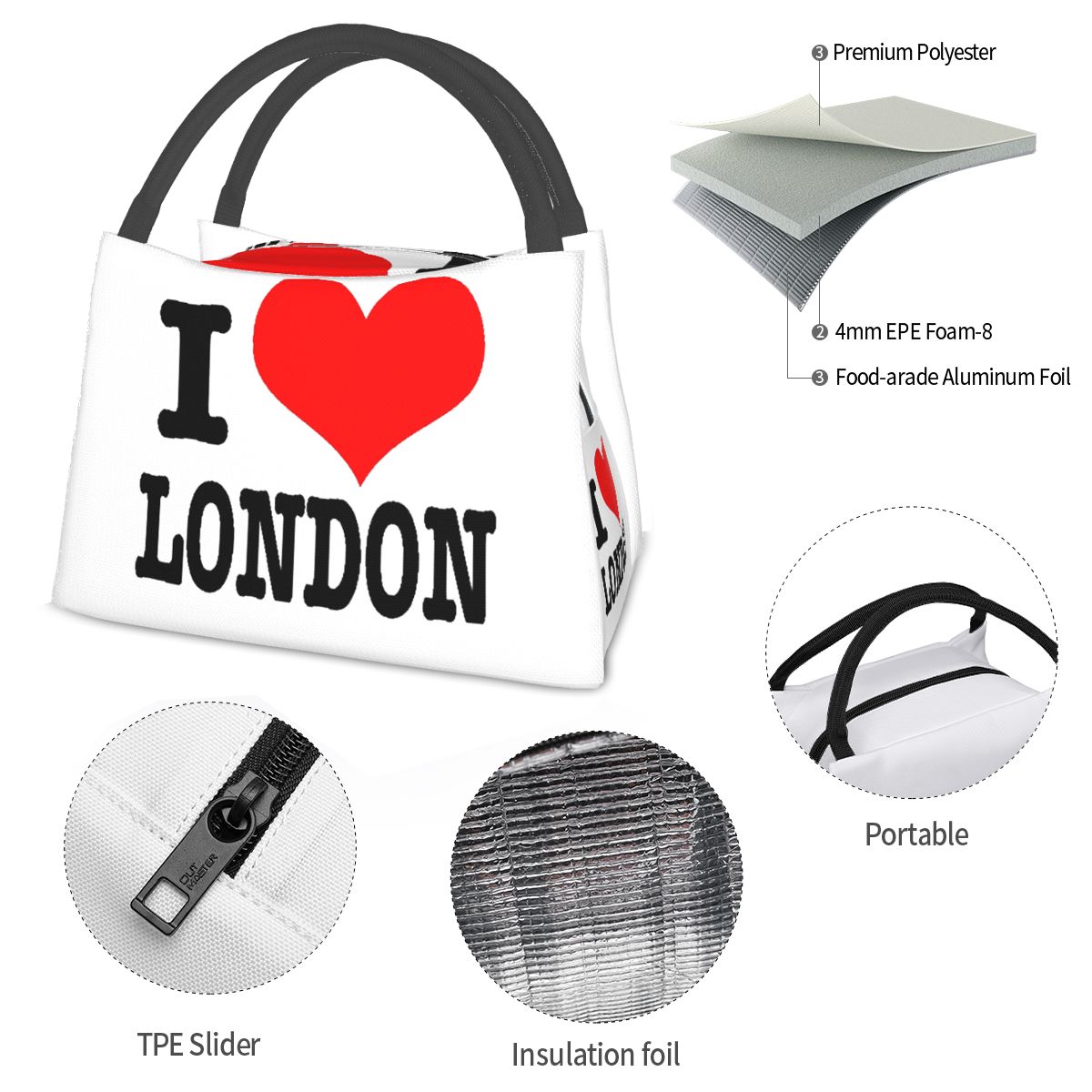 London UK England Insulated Lu - огляд і ціна Food Storage Uk